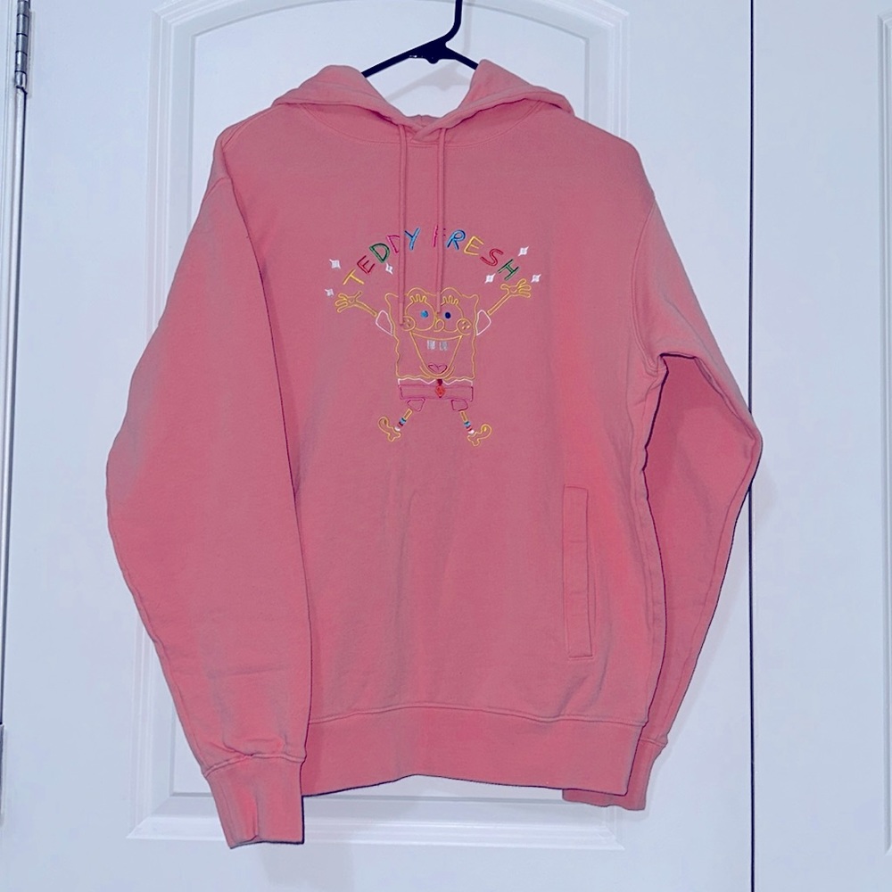 Teddy Fresh X SpongeBob Coral Hoodie Small
